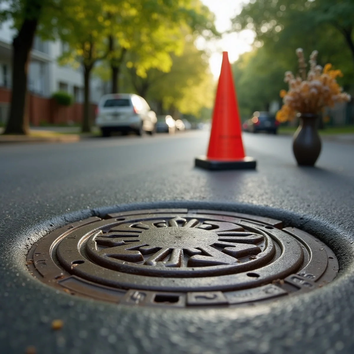 Municipal sewer main inspection in Portland street