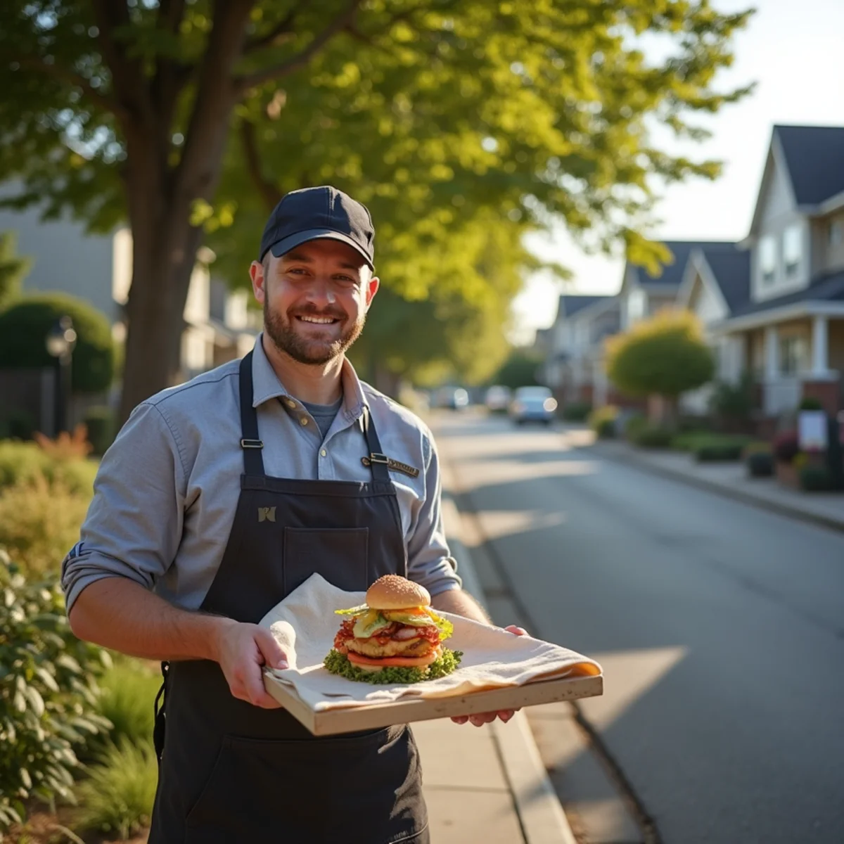 Residential neighborhood homes and plumbing service setting in Cornelius, Oregon