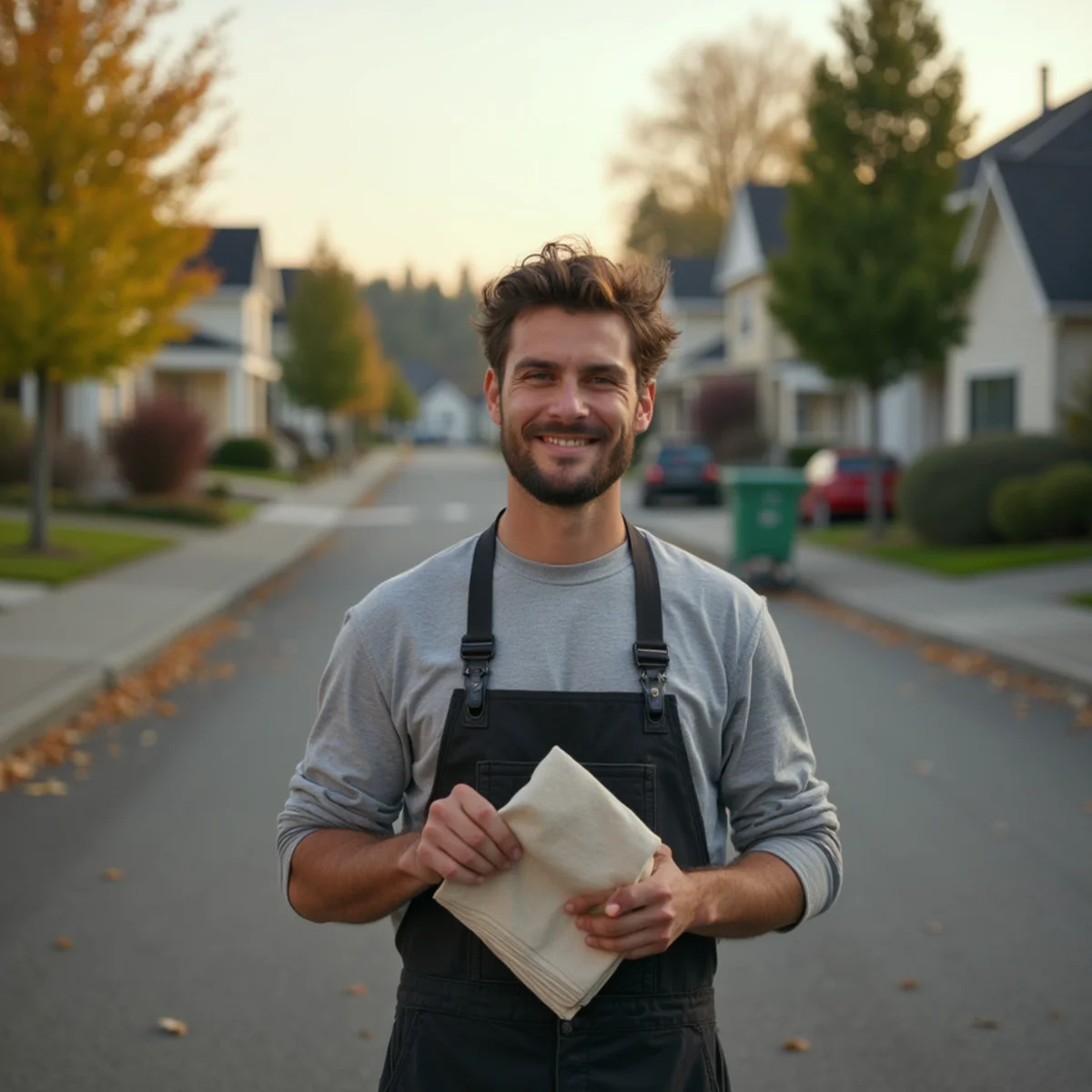Residential neighborhood homes and plumbing service setting in Independence, Oregon