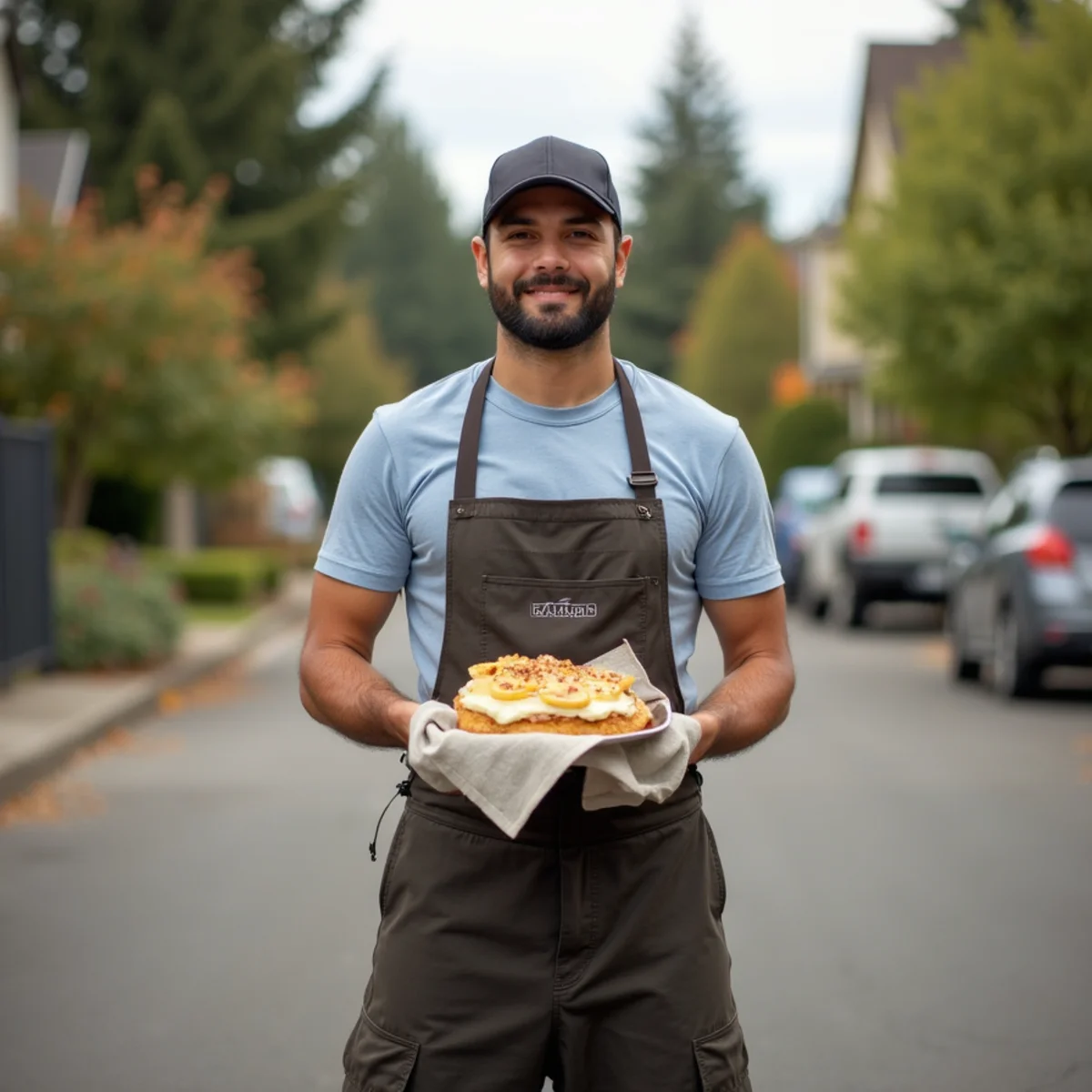 Residential neighborhood homes and plumbing service setting in Tualatin, Oregon