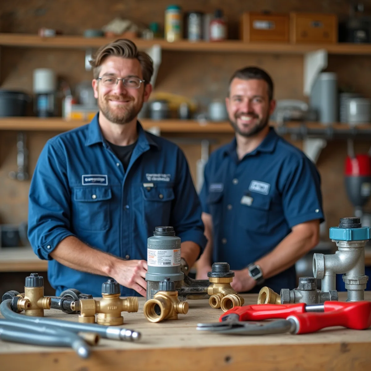 Professional residential and commercial plumbing tools, copper fittings, and diagnostic equipment in Portland